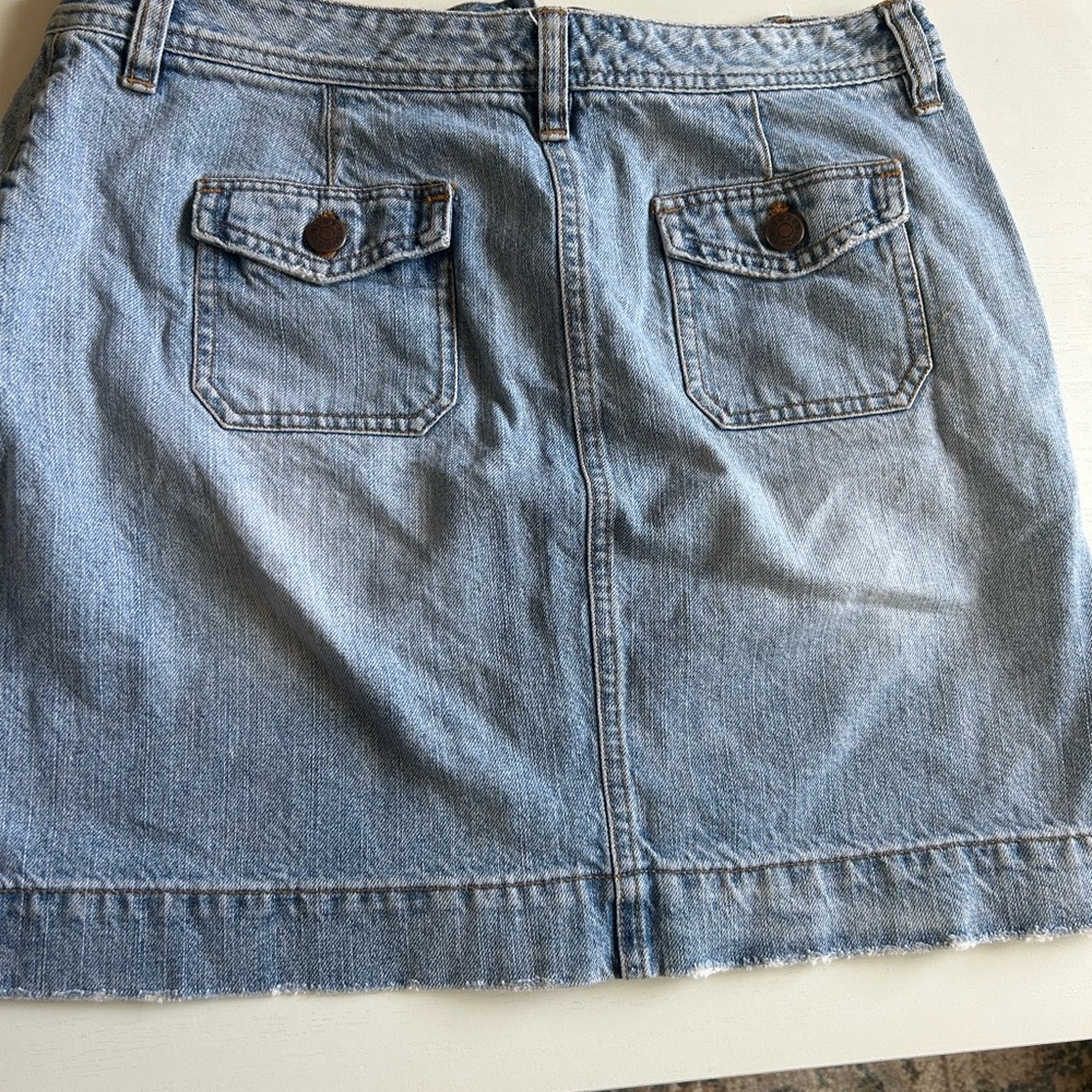 J. Crew Light Blue Denim Mini Skirt